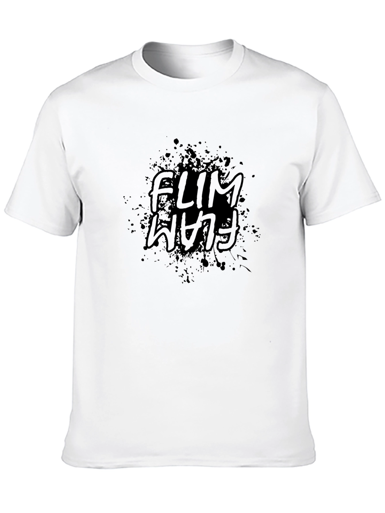 Black Flim Flam Black Graphic Tee - Casual Style view 10