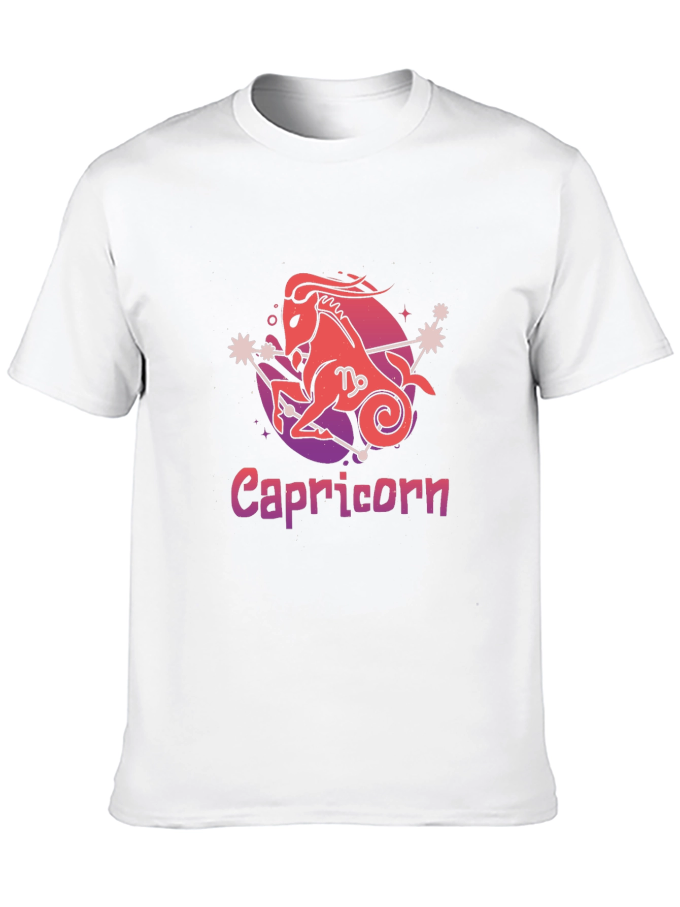 Black Capricorn Zodiac T-Shirt view 10