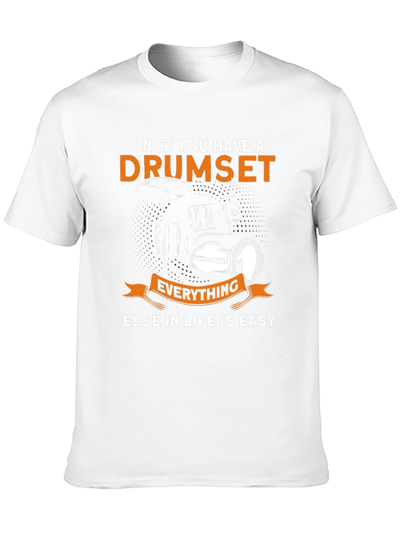 Black Drumset Life T-Shirt - Music Lover Tee view 10