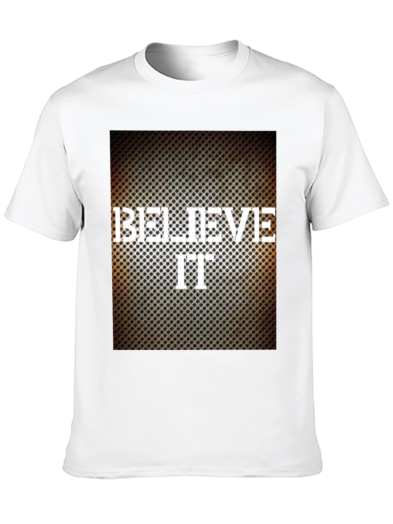Black Believe It Graphic Print Black T-Shirt view 10