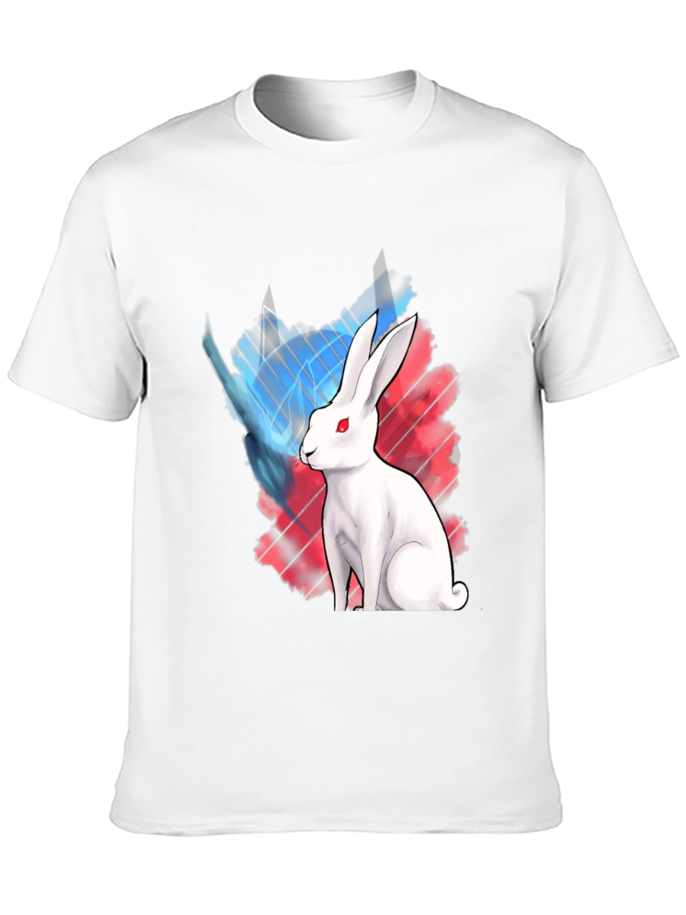 Black Rabbit Graphic Tee - Black Cotton Blend view 10