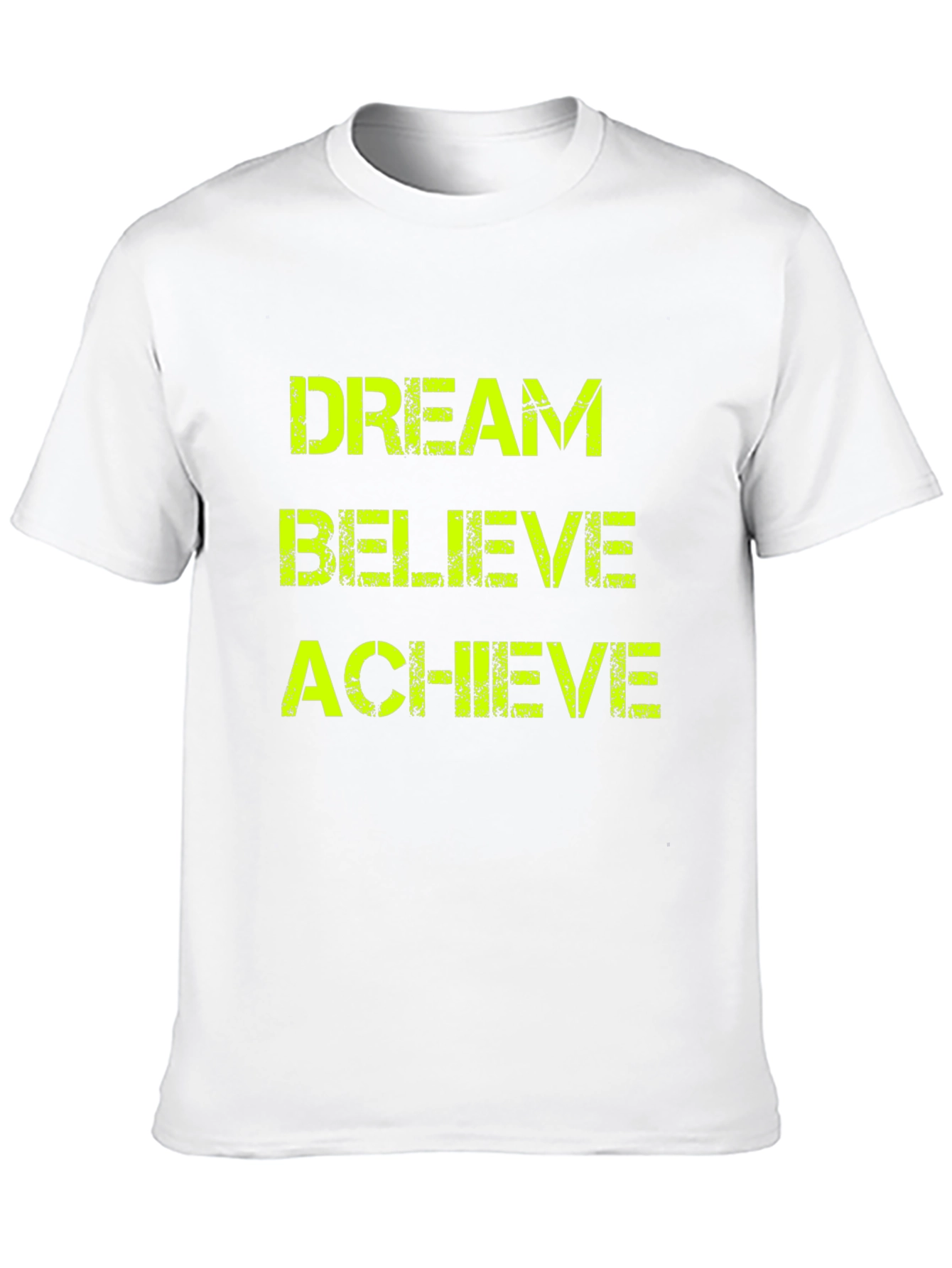 Black Dream Believe Achieve Graphic Tee - Black view 10