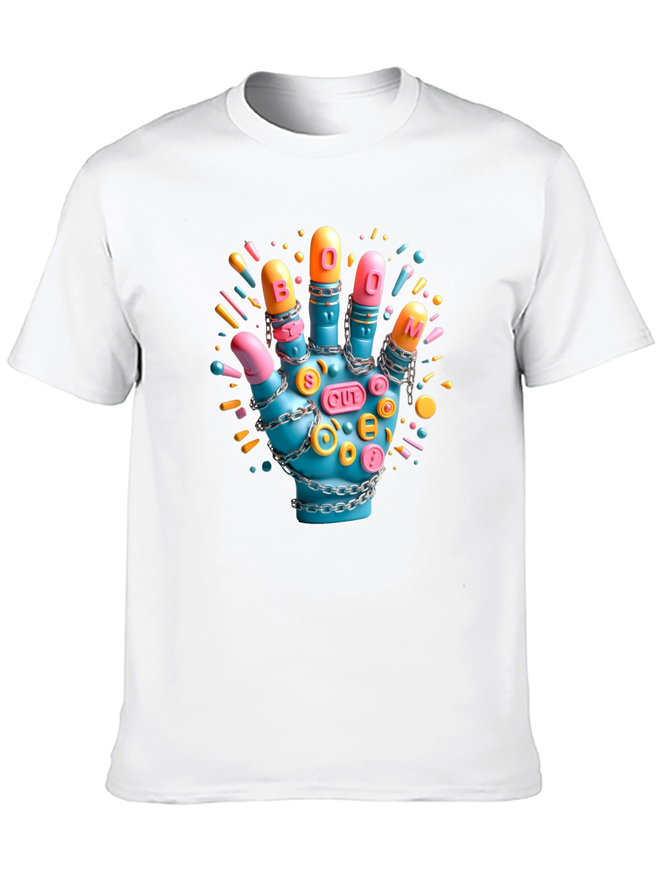 Black Funky "Bonus Score" Graphic Print T-Shirt view 10