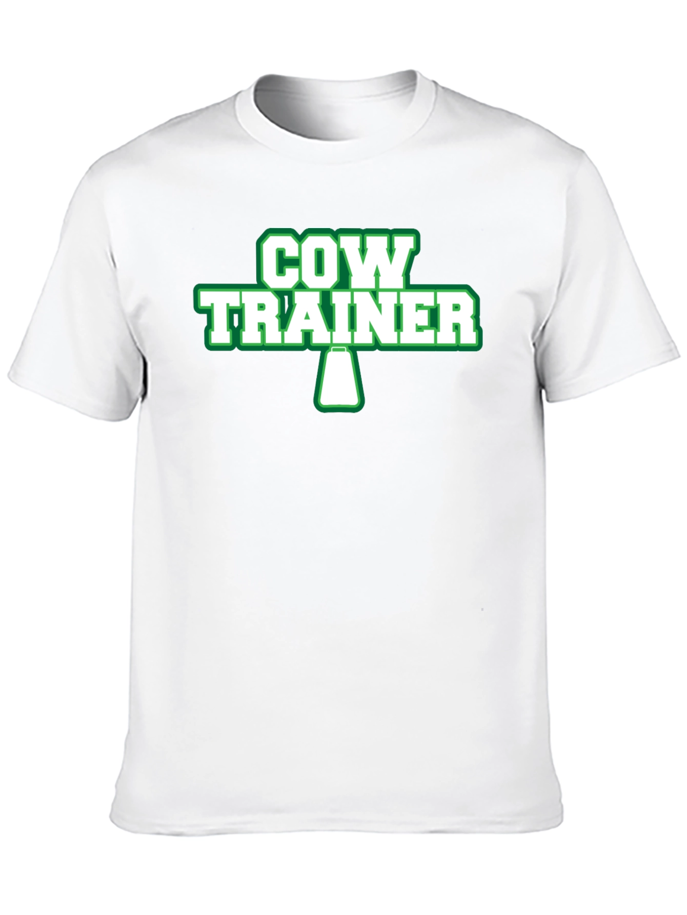 Black Cow Trainer Graphic Tee - Funny Agriculture Shirt view 10