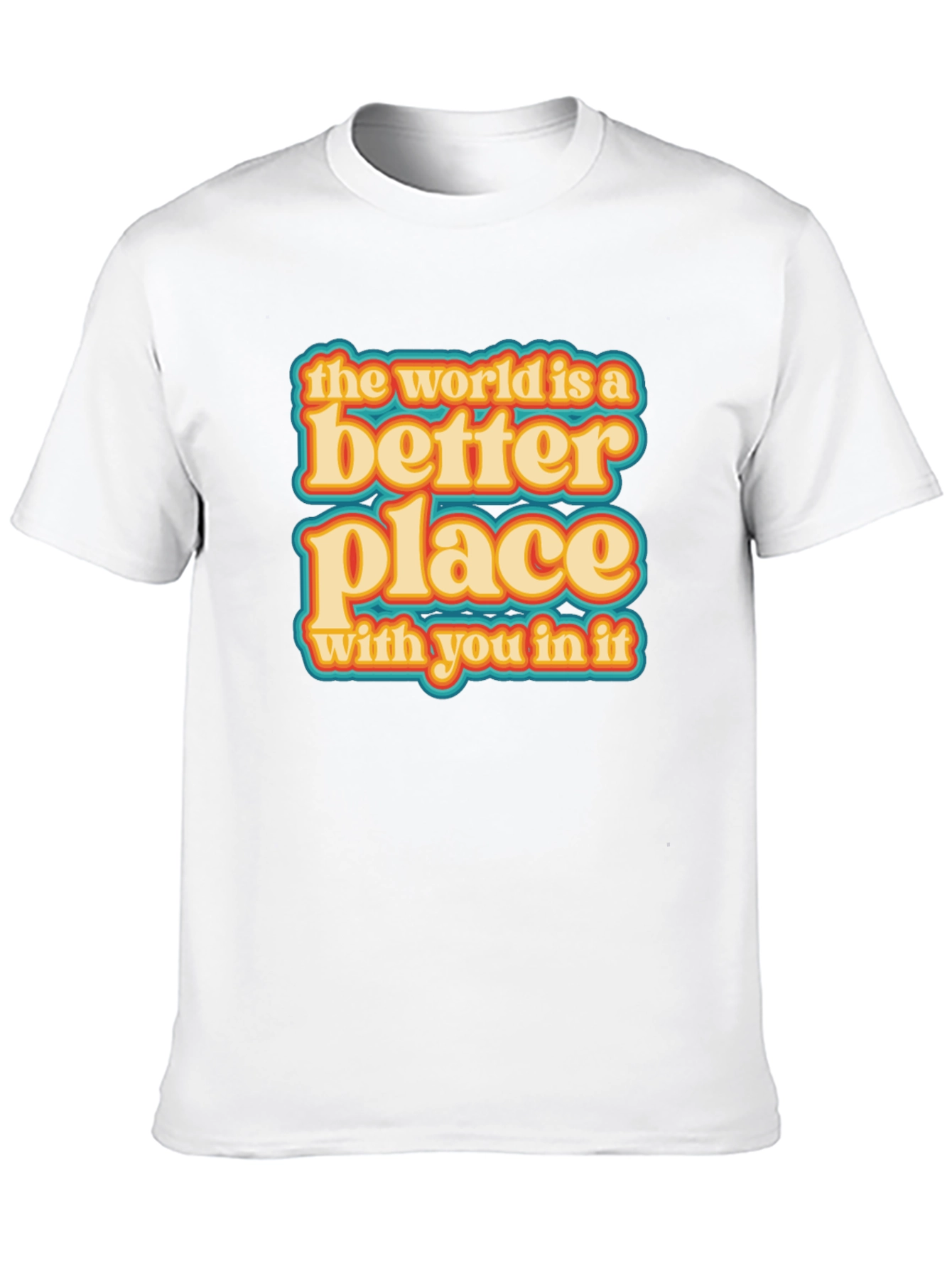 Black Better Place T-Shirt - Positive Graphic Tee view 10
