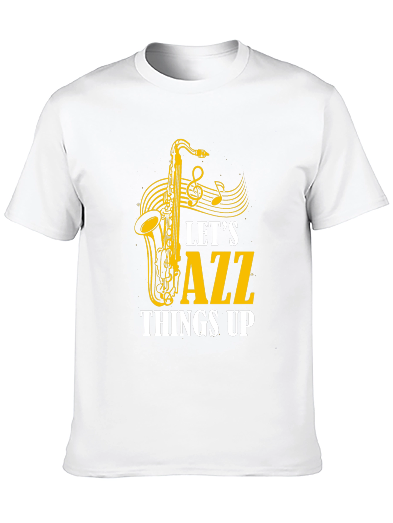 Black Let's Jazz Things Up Graphic T-Shirt view 10