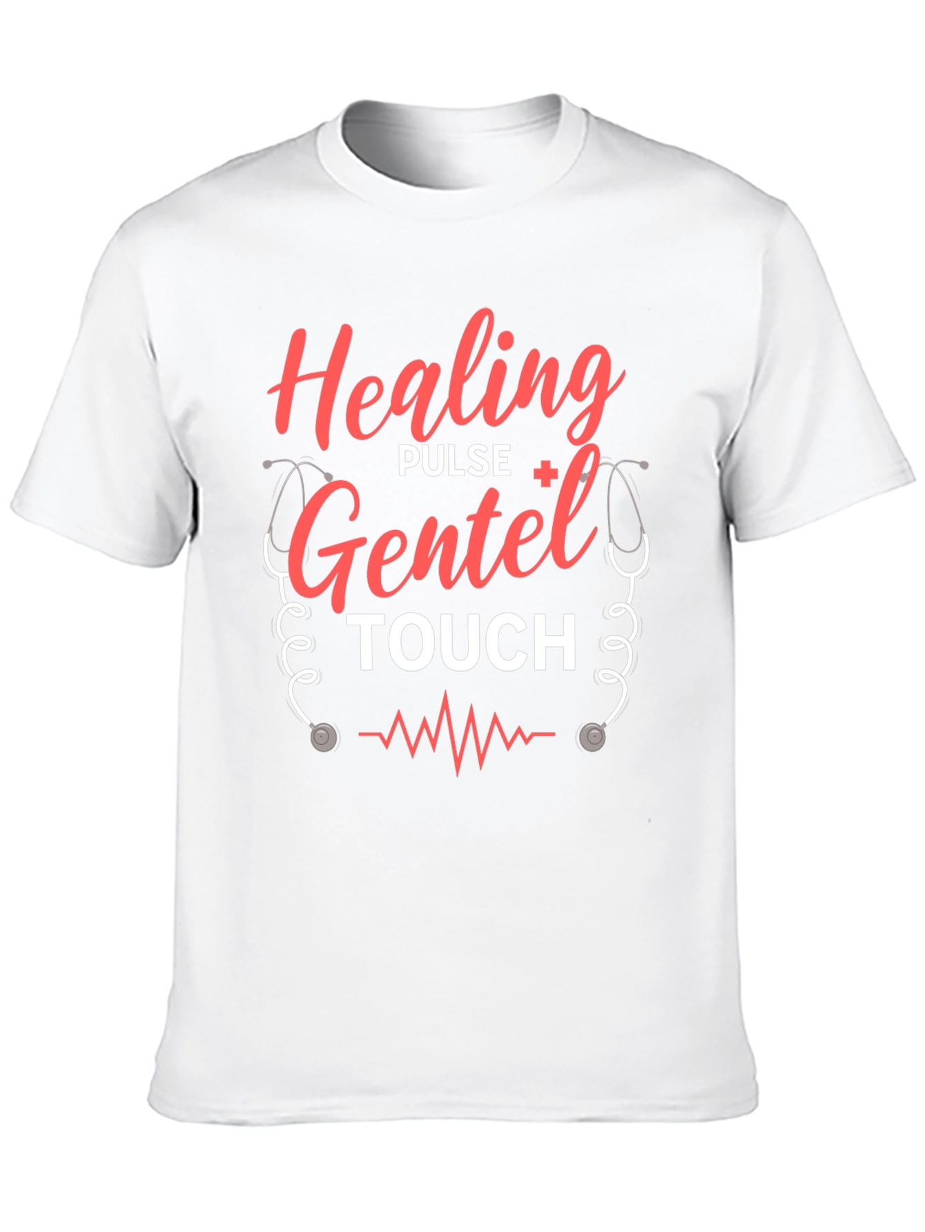 Black Healing Pulse Gentel Touch T-Shirt - Black view 10