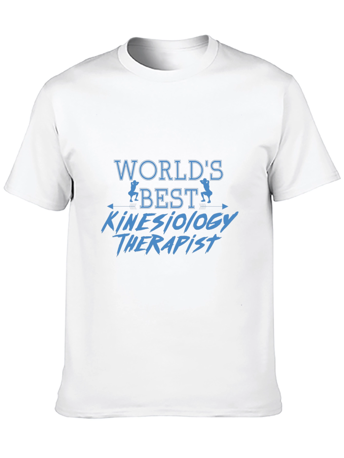 Black World's Best Kinesiology Therapist Black T-Shirt view 10