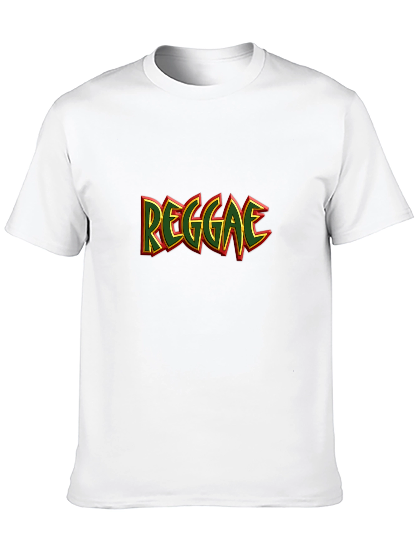 Black Reggae Style Graphic T-Shirt - Black view 10