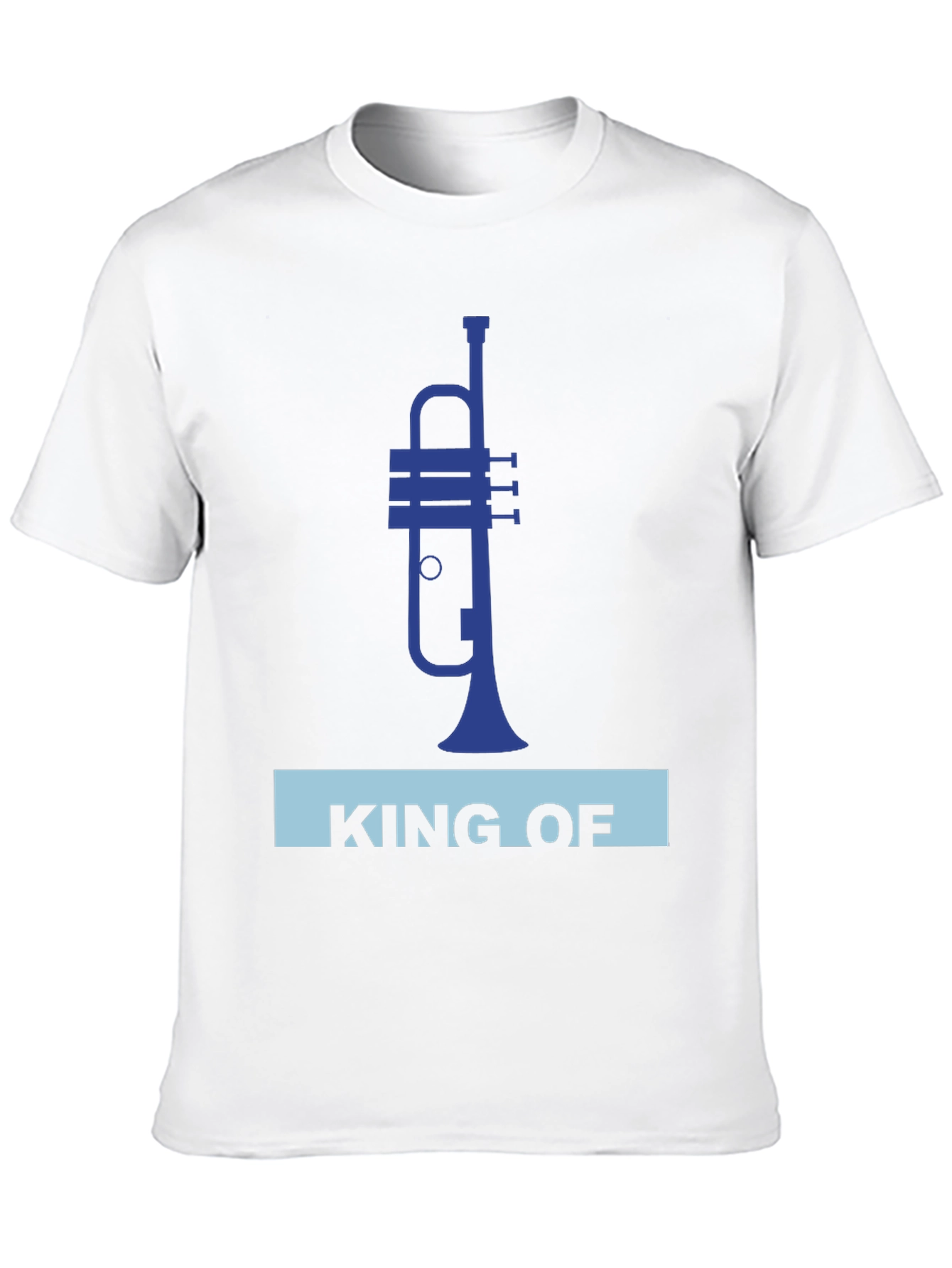 Black King of Trumpet T-Shirt - Musical Instrument Tee view 10