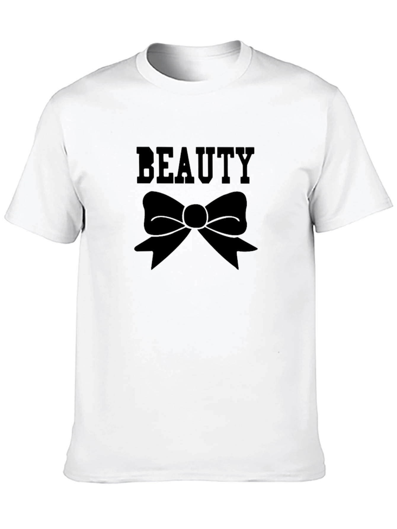 Black Beauty Bow Graphic Black T-Shirt view 10