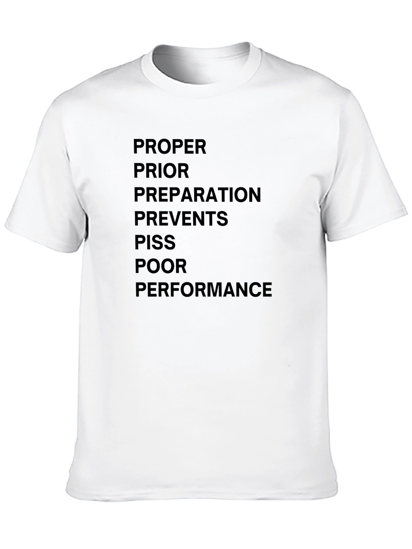Black Proper Prior Planning T-Shirt view 10