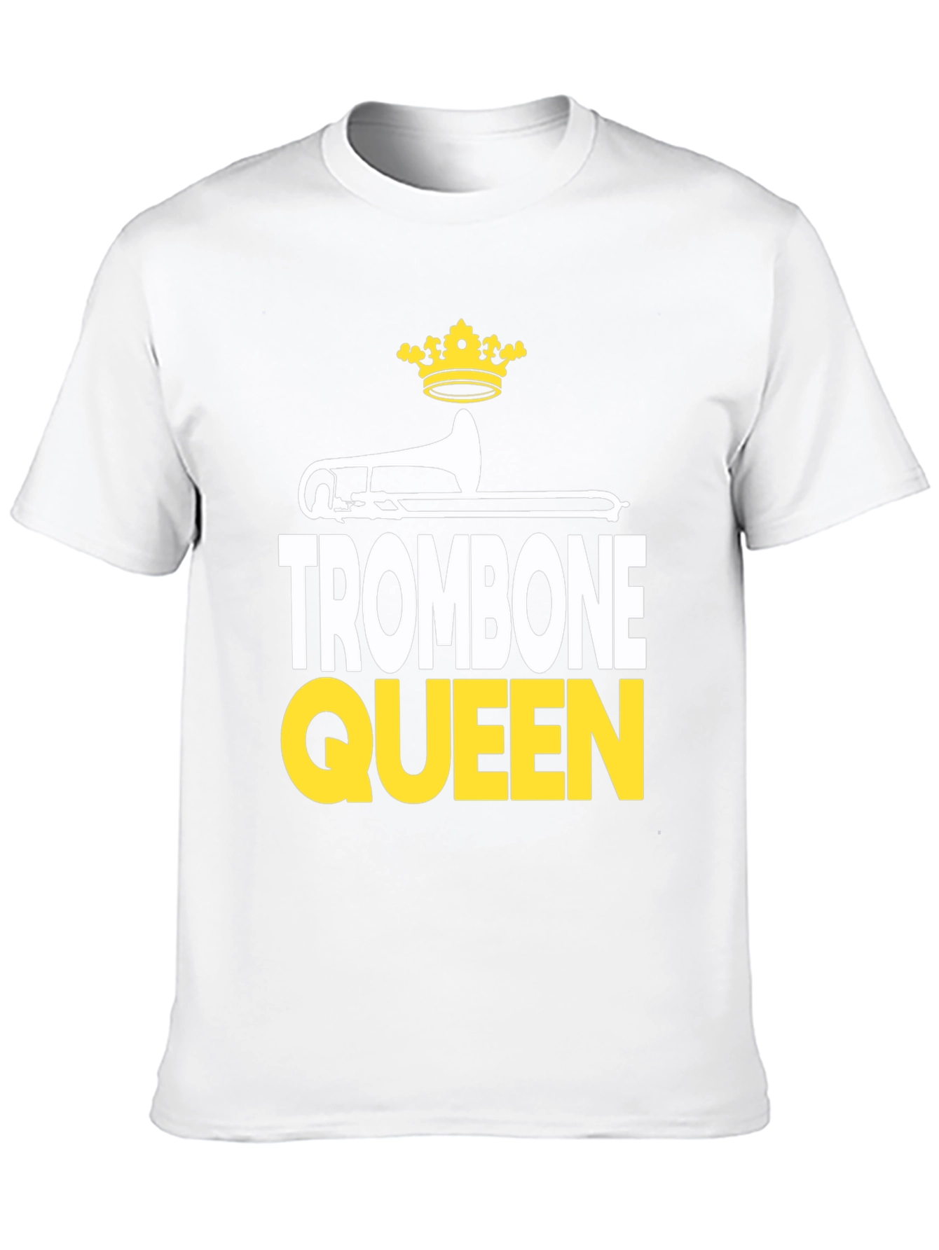 Black Trombone Queen Graphic Tee - Band Lover Apparel view 10