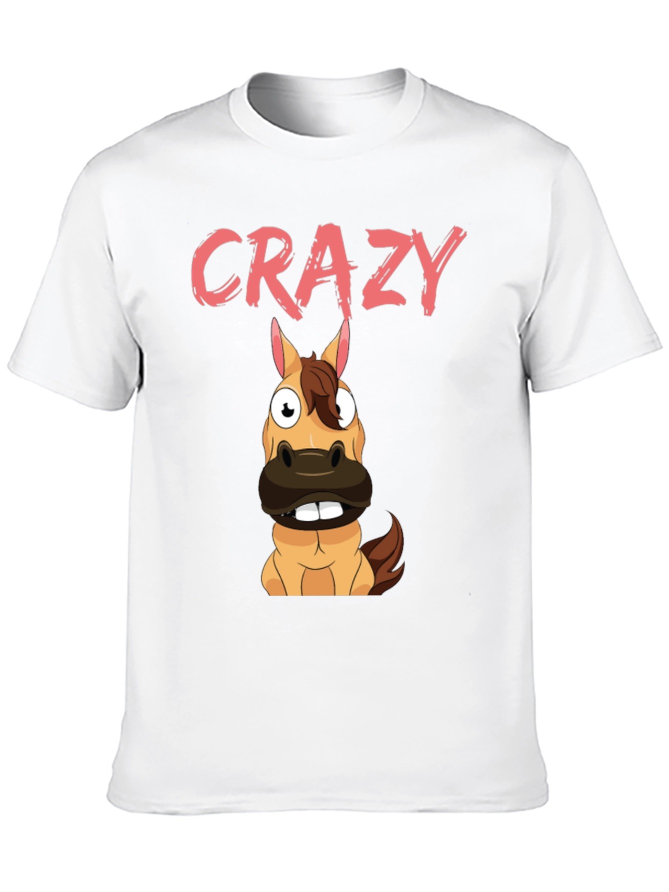 Black Crazy Horse Graphic Tee - Black Cotton Blend view 10