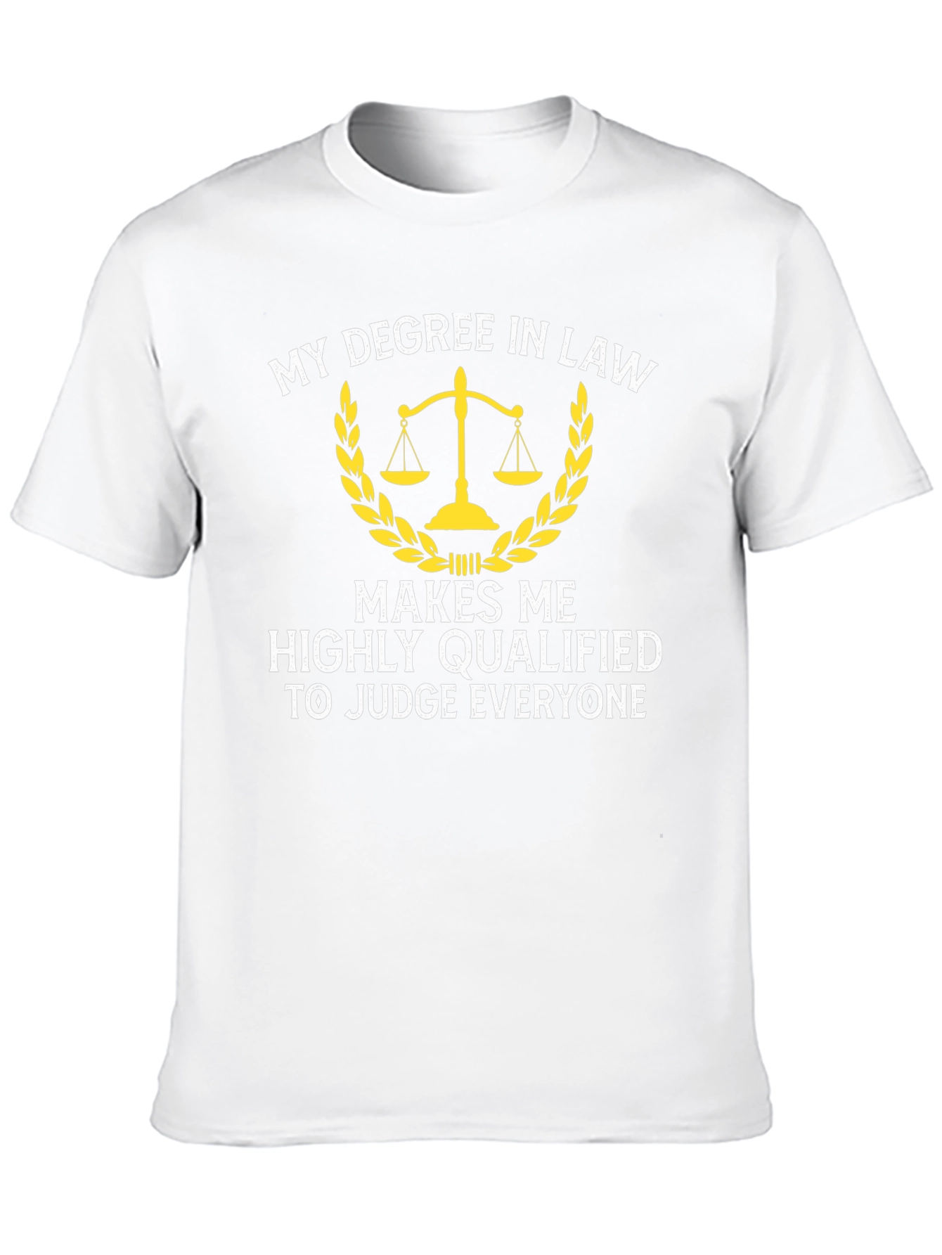 Law Degree Judge T-Shirt - Legal Humor - 10