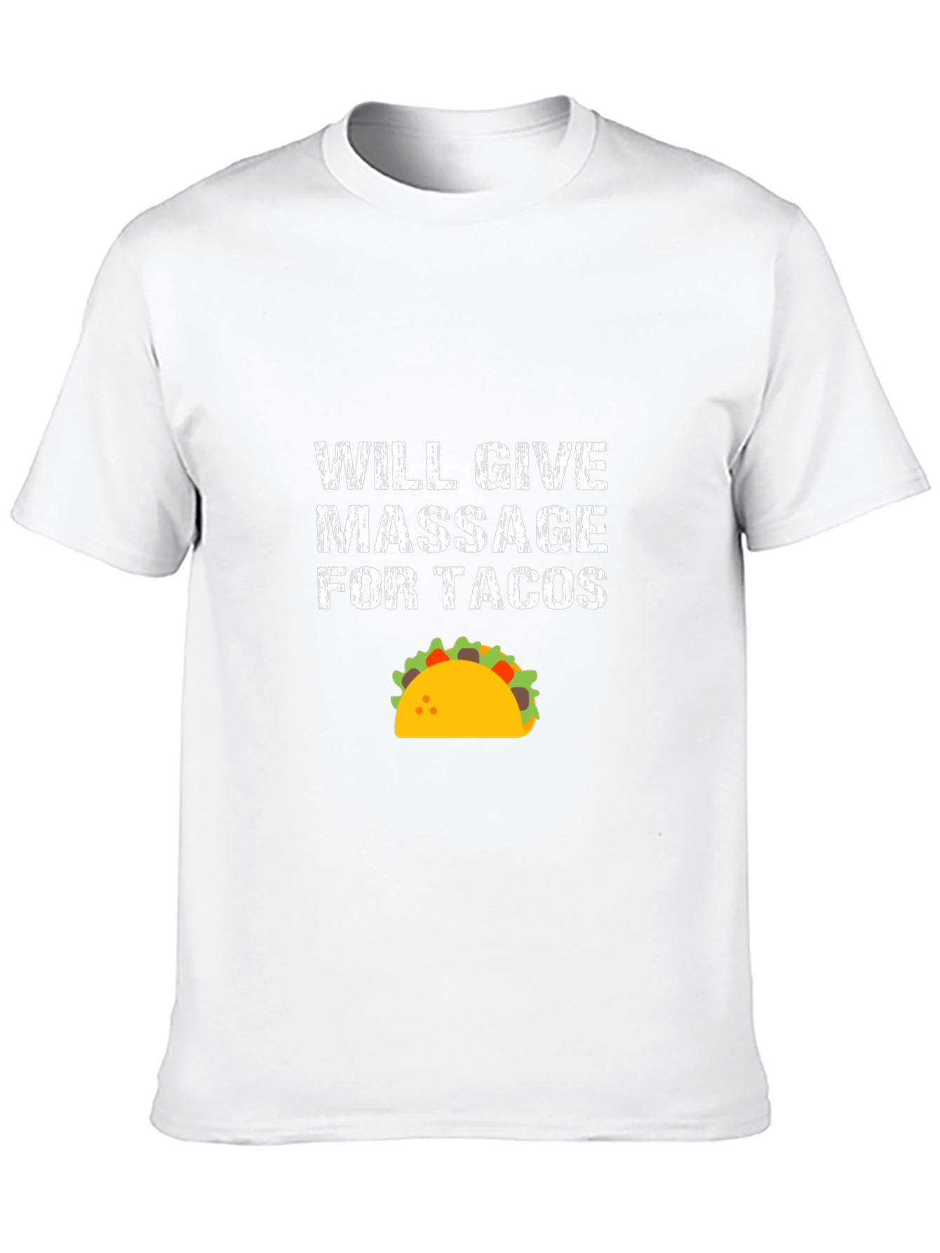 Black Will Give Massage For Tacos Funny T-Shirt view 10