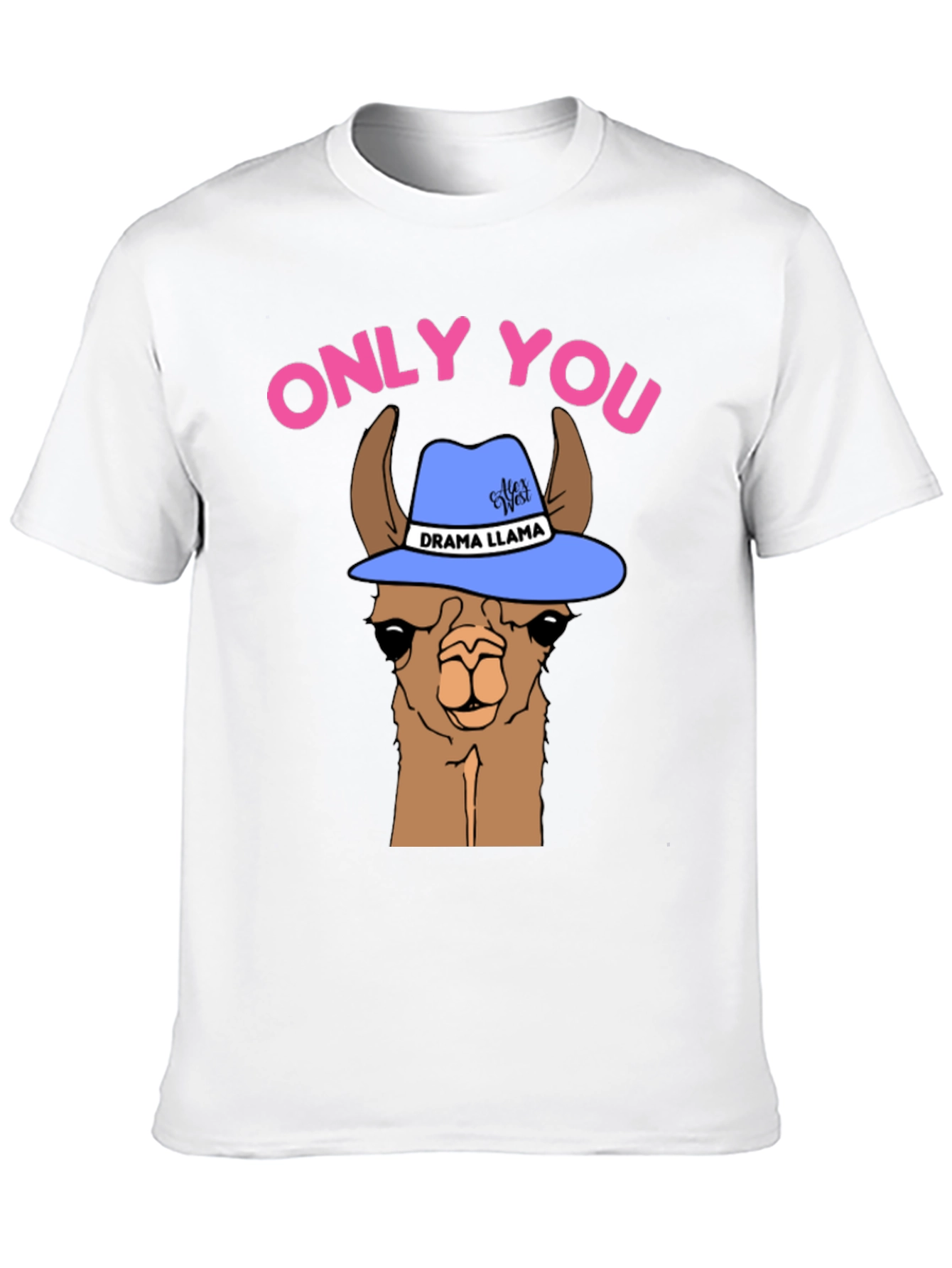 Black Drama Llama T-Shirt - Funny Graphic Tee view 10