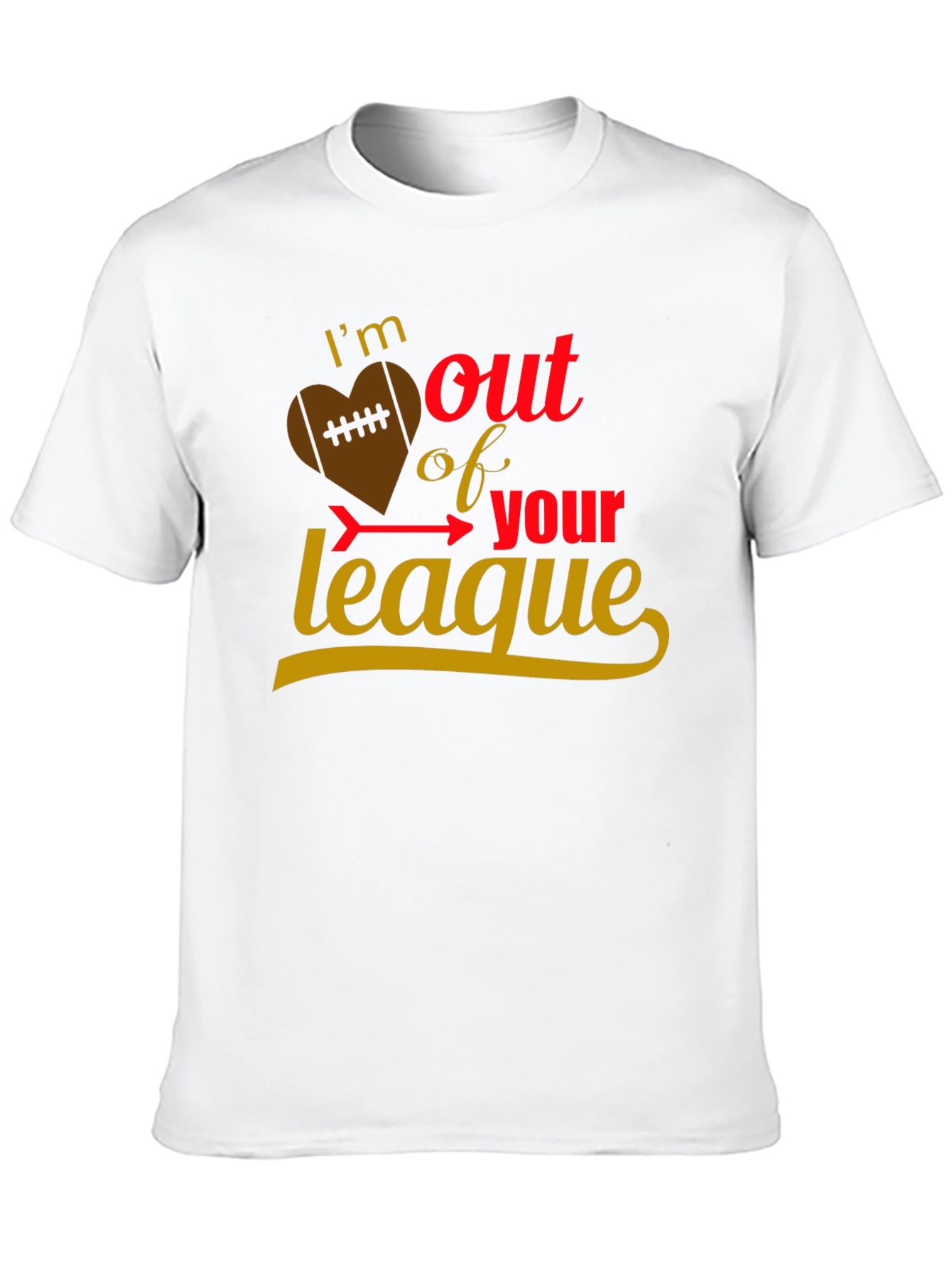 Black I'm Out of Your League Graphic Tee view 10