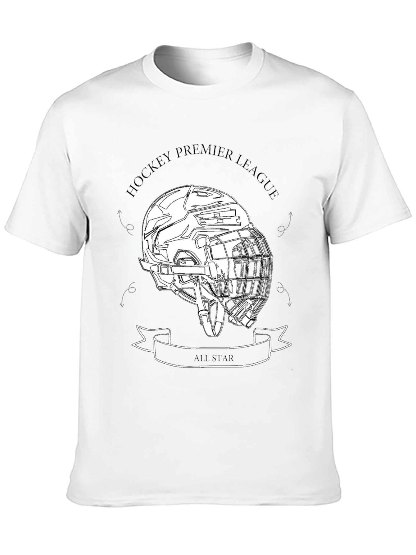 Black Hockey Premier League All-Star Graphic Tee view 10