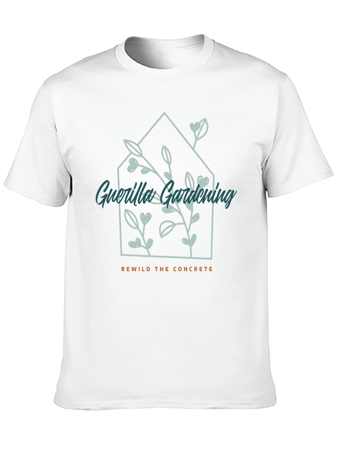 Black Guerrilla Gardening Tee - Rewild the Concrete view 10