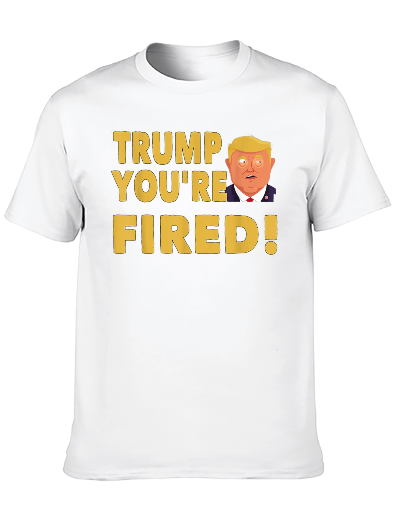 Black Trump You're Fired! Graphic T-Shirt view 10