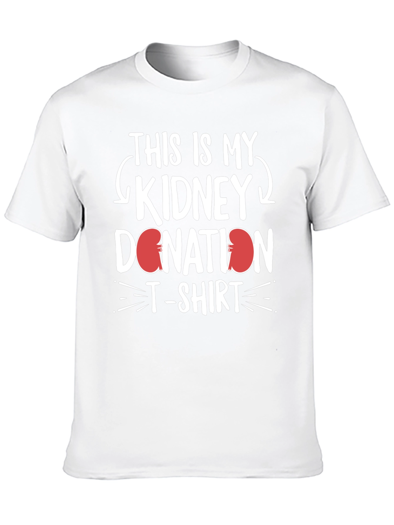 Black Kidney Donation T-Shirt - Support Organ Donation view 10