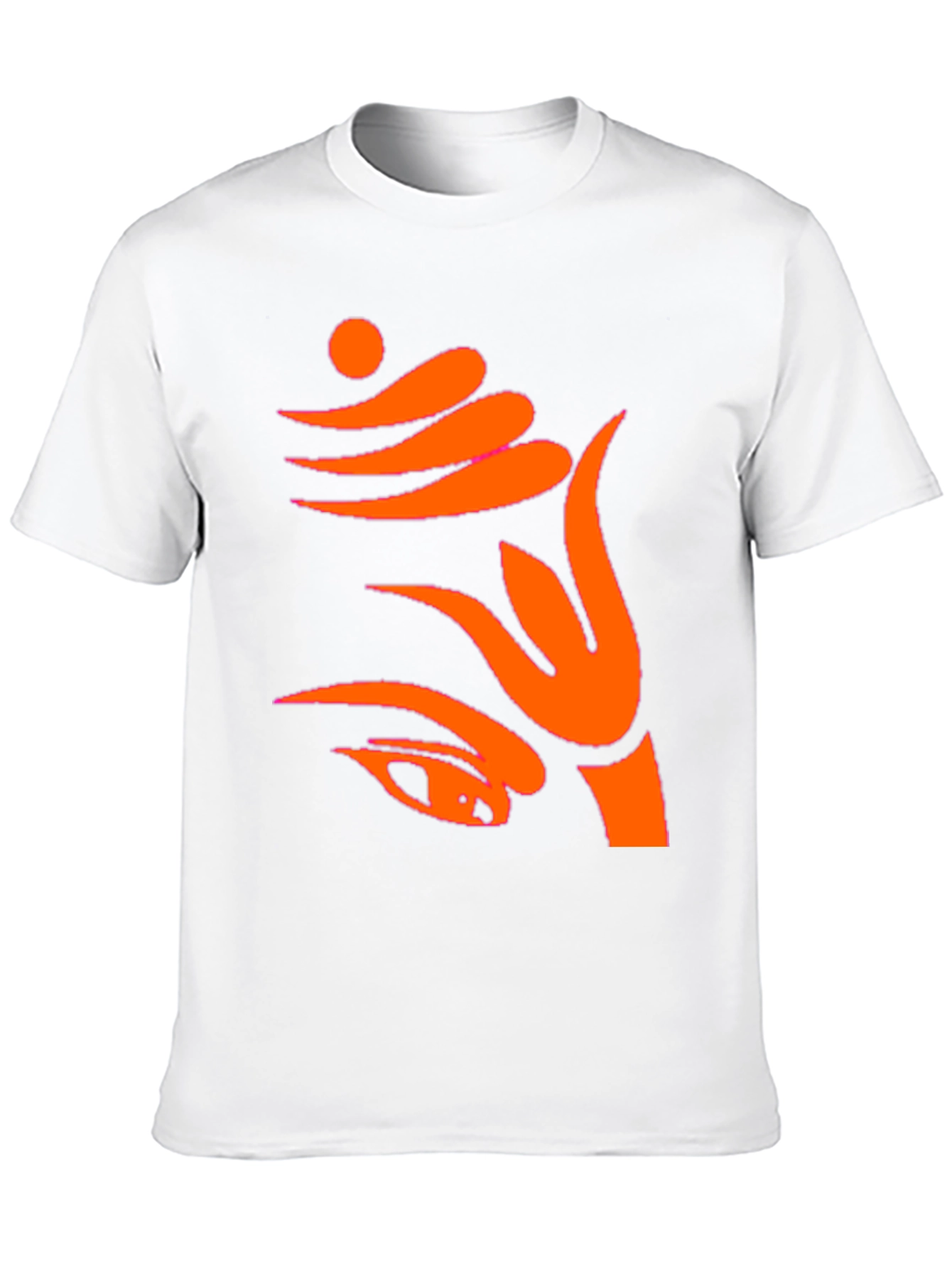 Black Abstract Graphic Print Black T-Shirt view 10