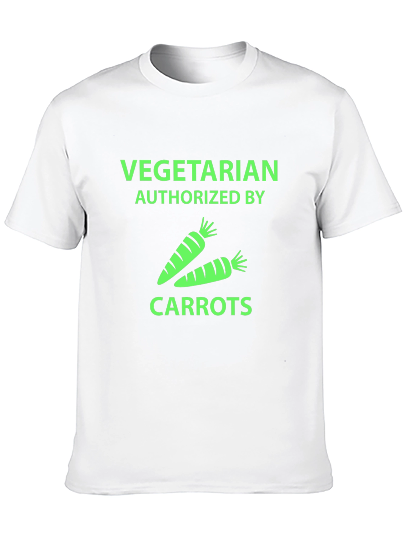 Black Vegetarian Approved Carrot Graphic T-Shirt view 10