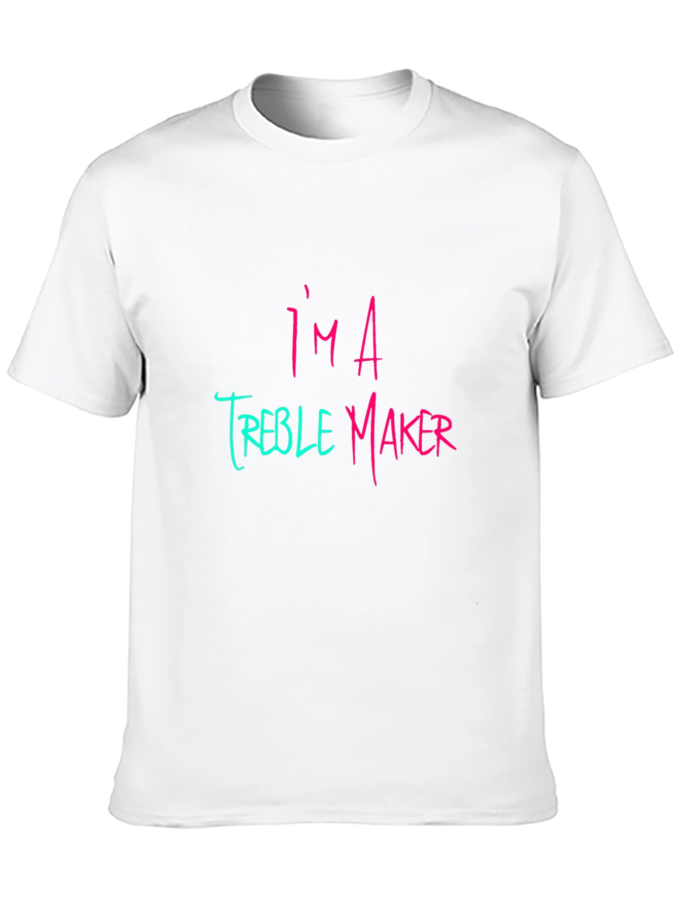 Black I'm A Treble Maker Graphic Tee - Funny Music T-Shirt view 10
