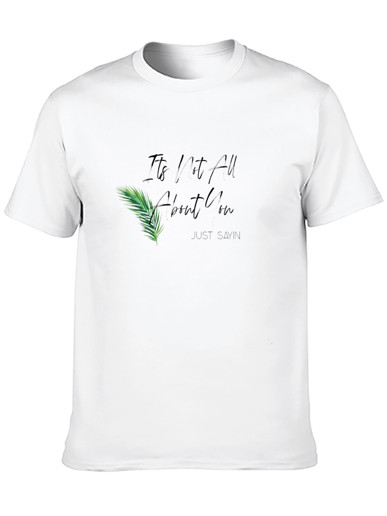 Black It's All About You Graphic T-Shirt view 10