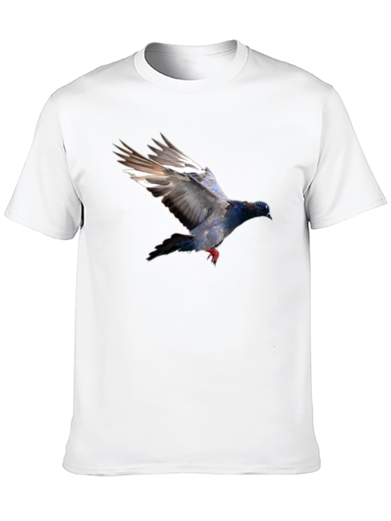 Black Pigeon Graphic Black T-Shirt - Stylish Bird Print Tee view 10