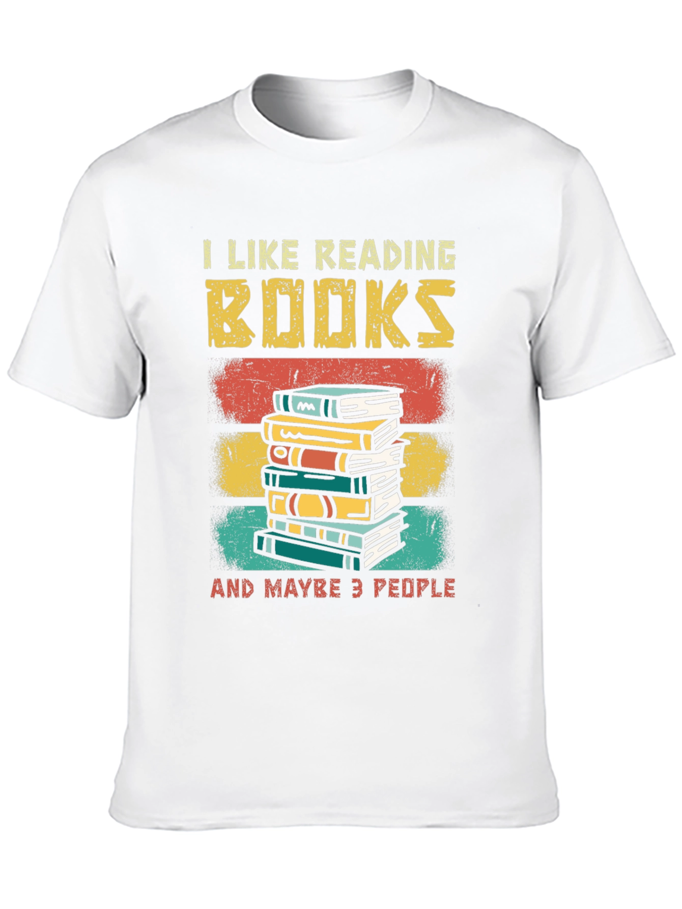 Black I Like Reading Books T-Shirt view 10