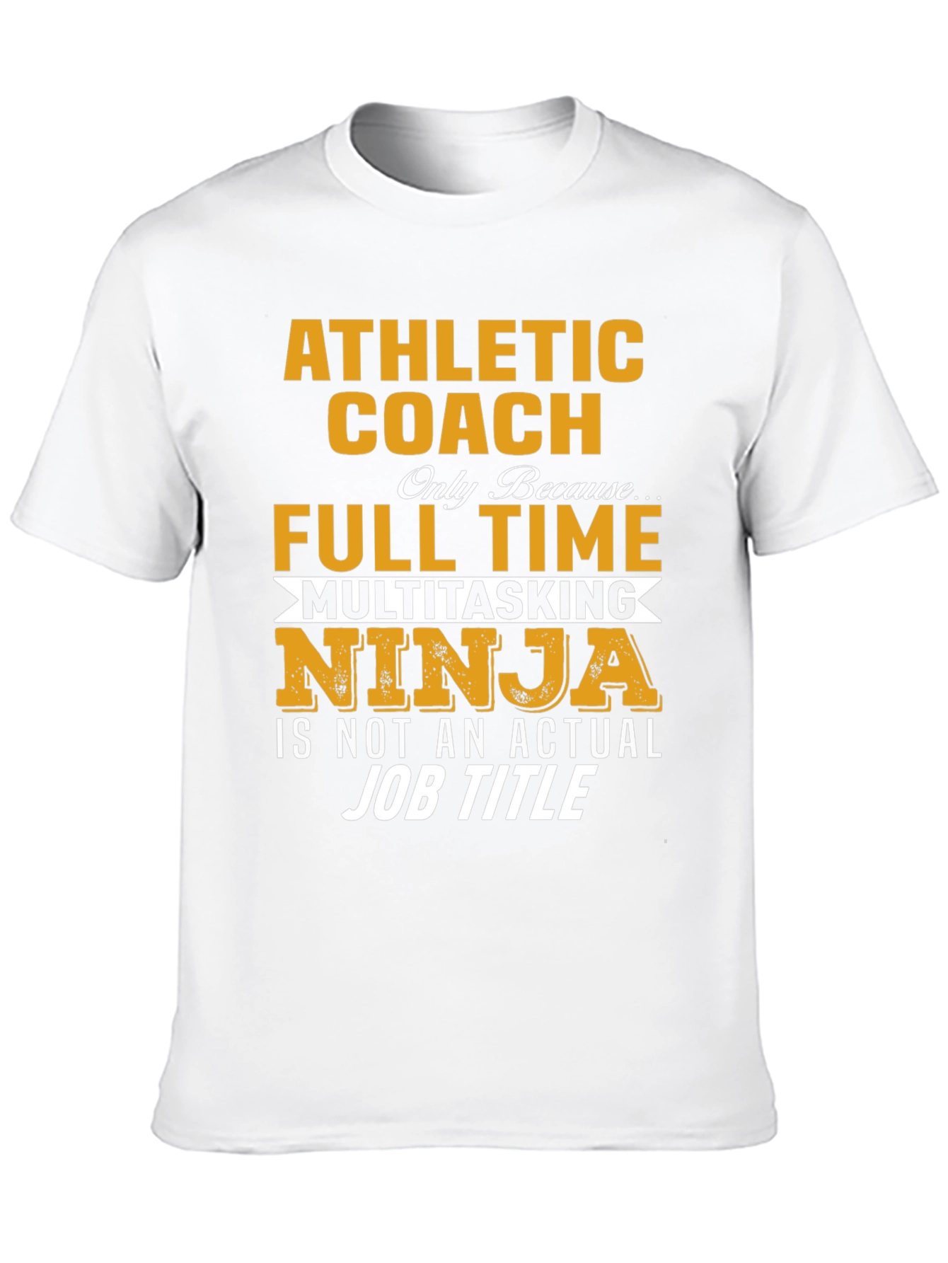 Black Athletic Coach Multitasking Ninja T-Shirt view 10
