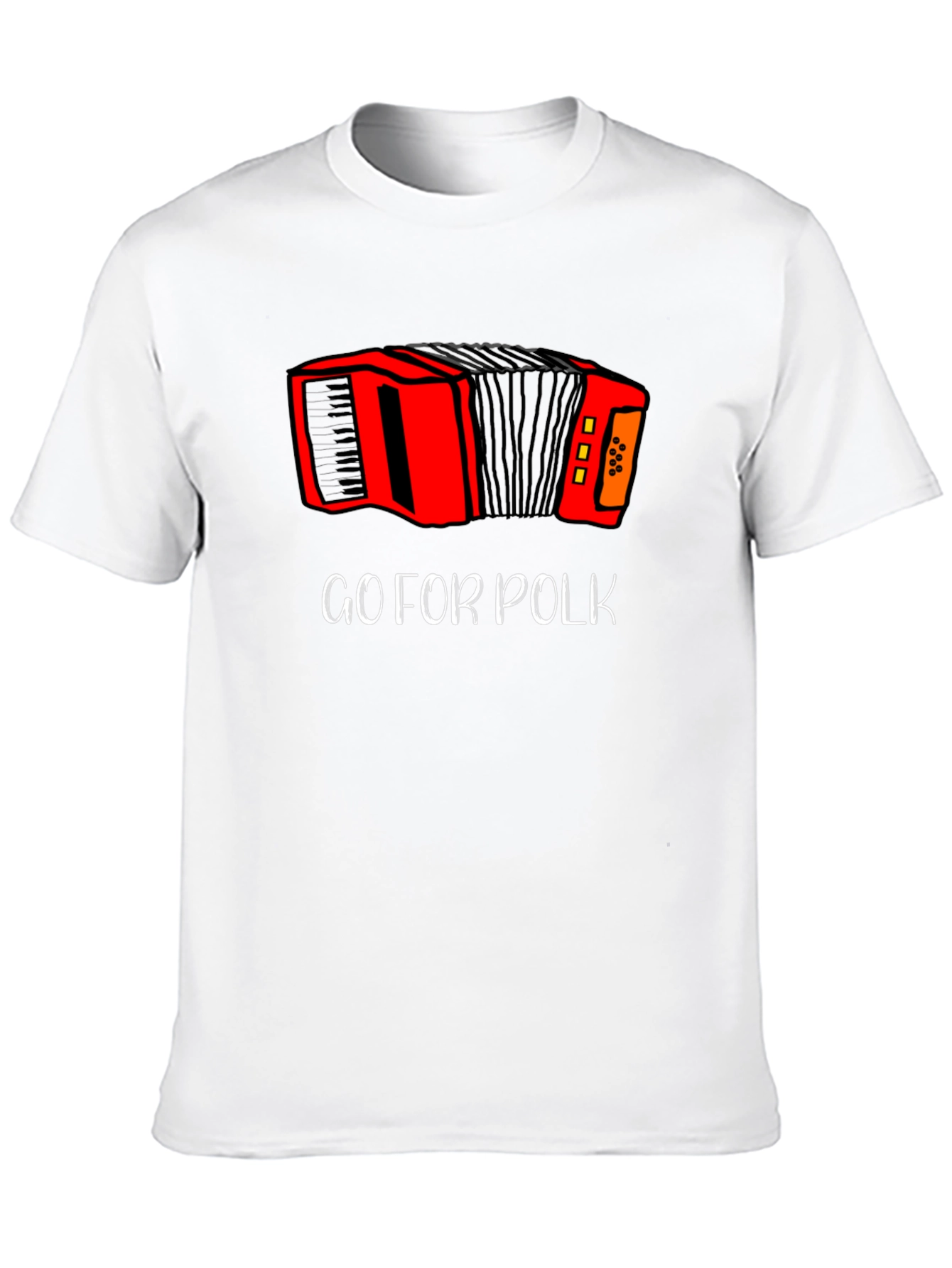 Black Go For Polk Accordion Graphic Tee view 10