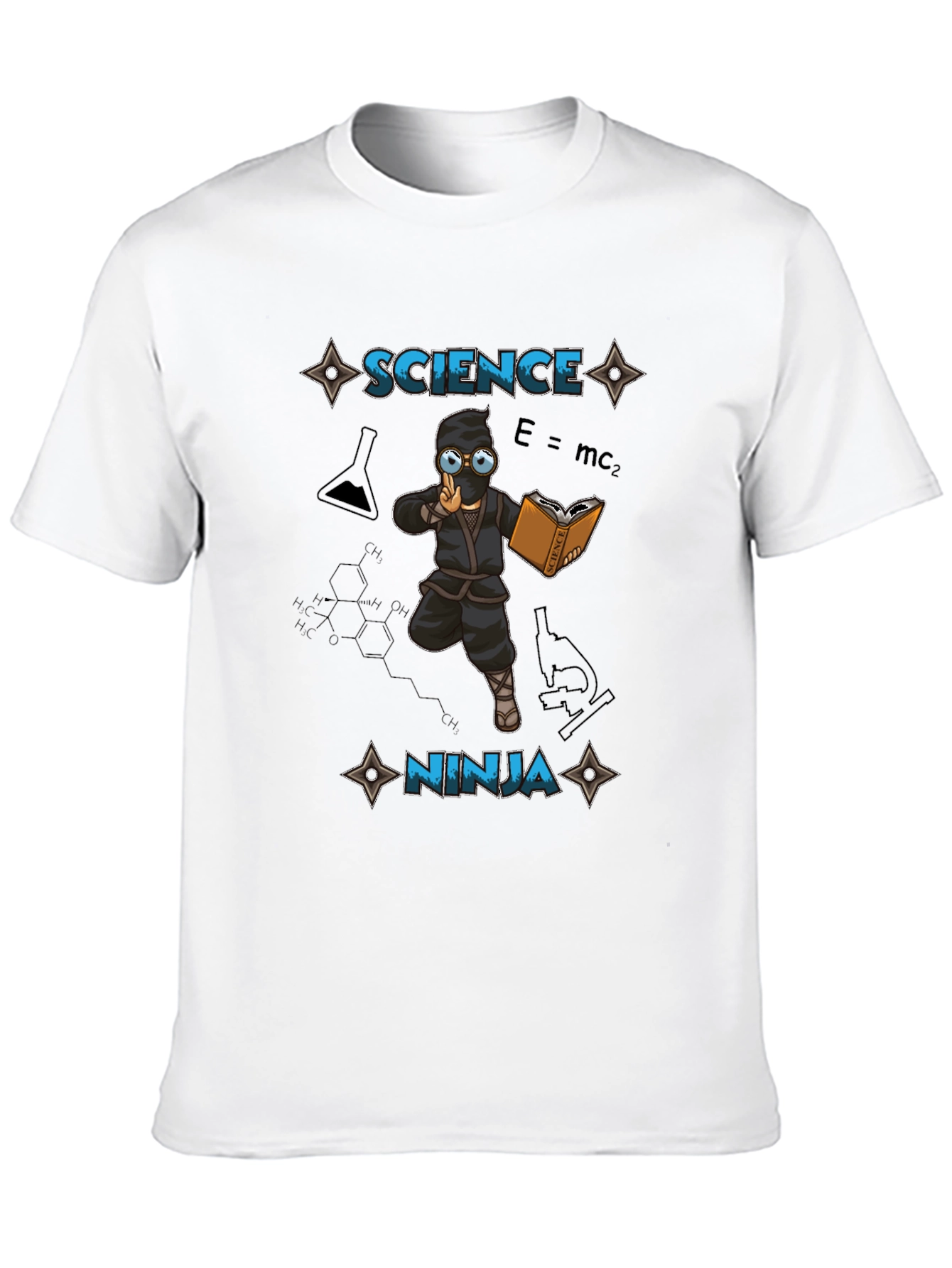 Black Science Ninja T-Shirt - Smart & Stylish! view 10