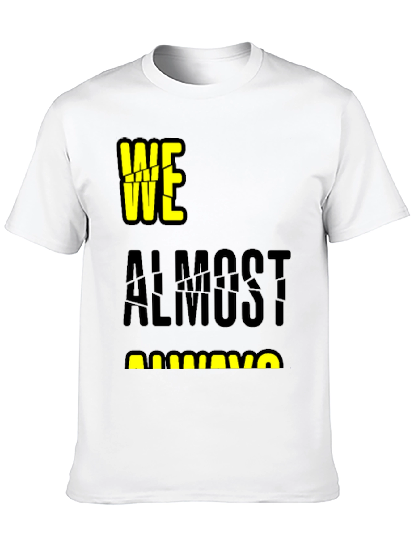 Black We Almost Always Almost T-Shirt - Black view 10