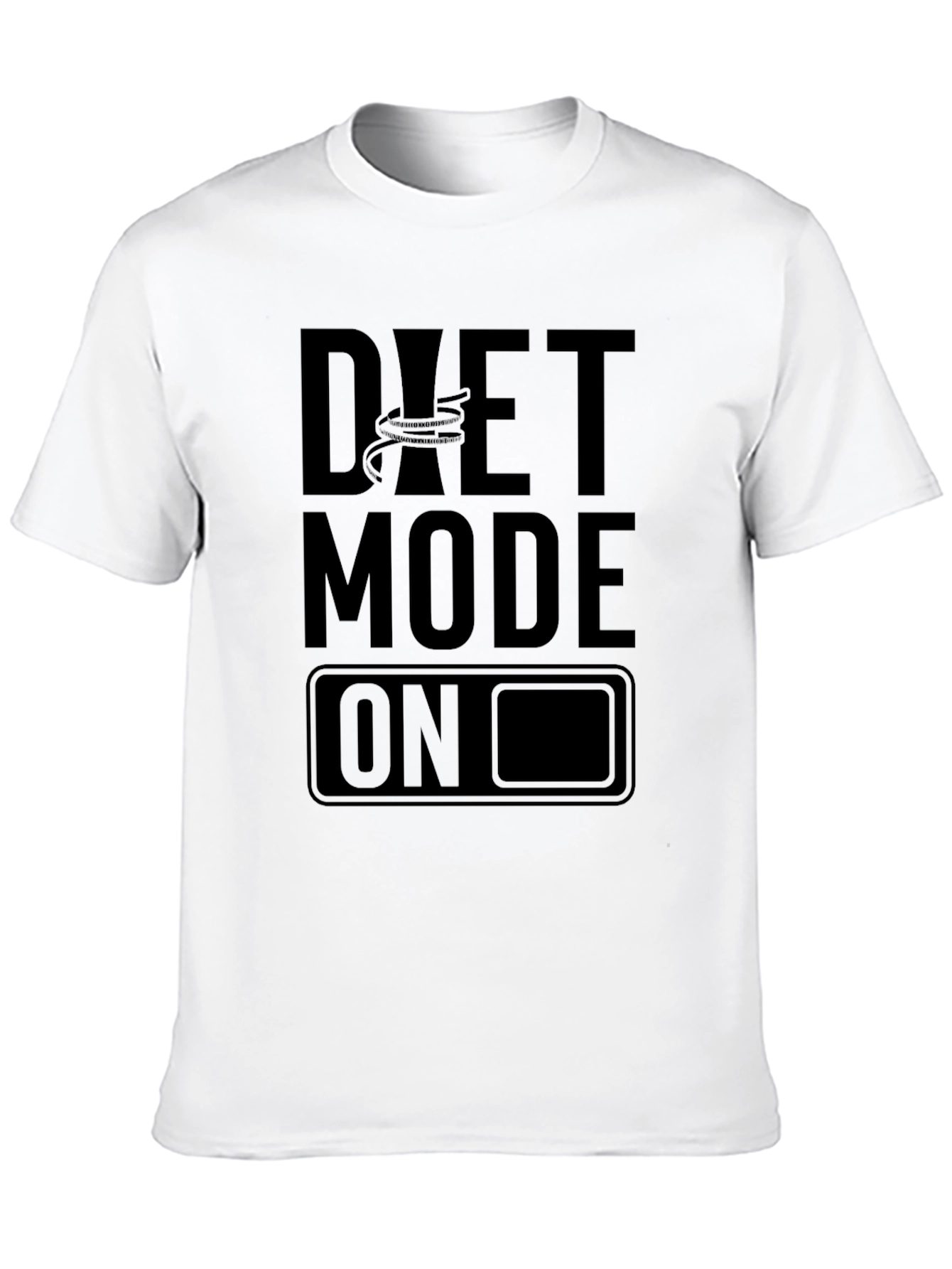 Black Diet Mode On T-Shirt view 10