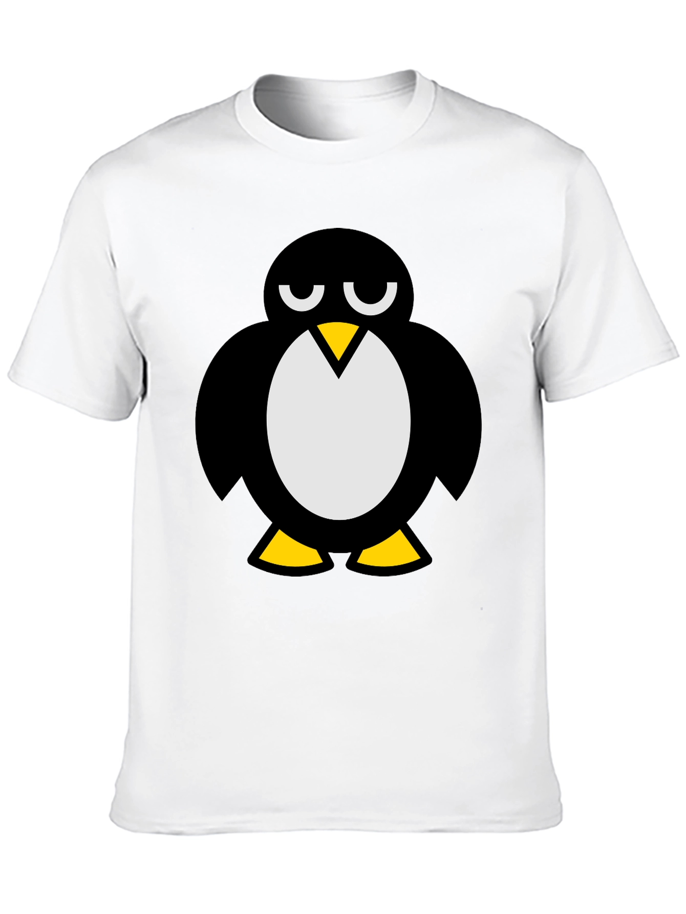 Black Cool Penguin Graphic T-Shirt - Black view 10