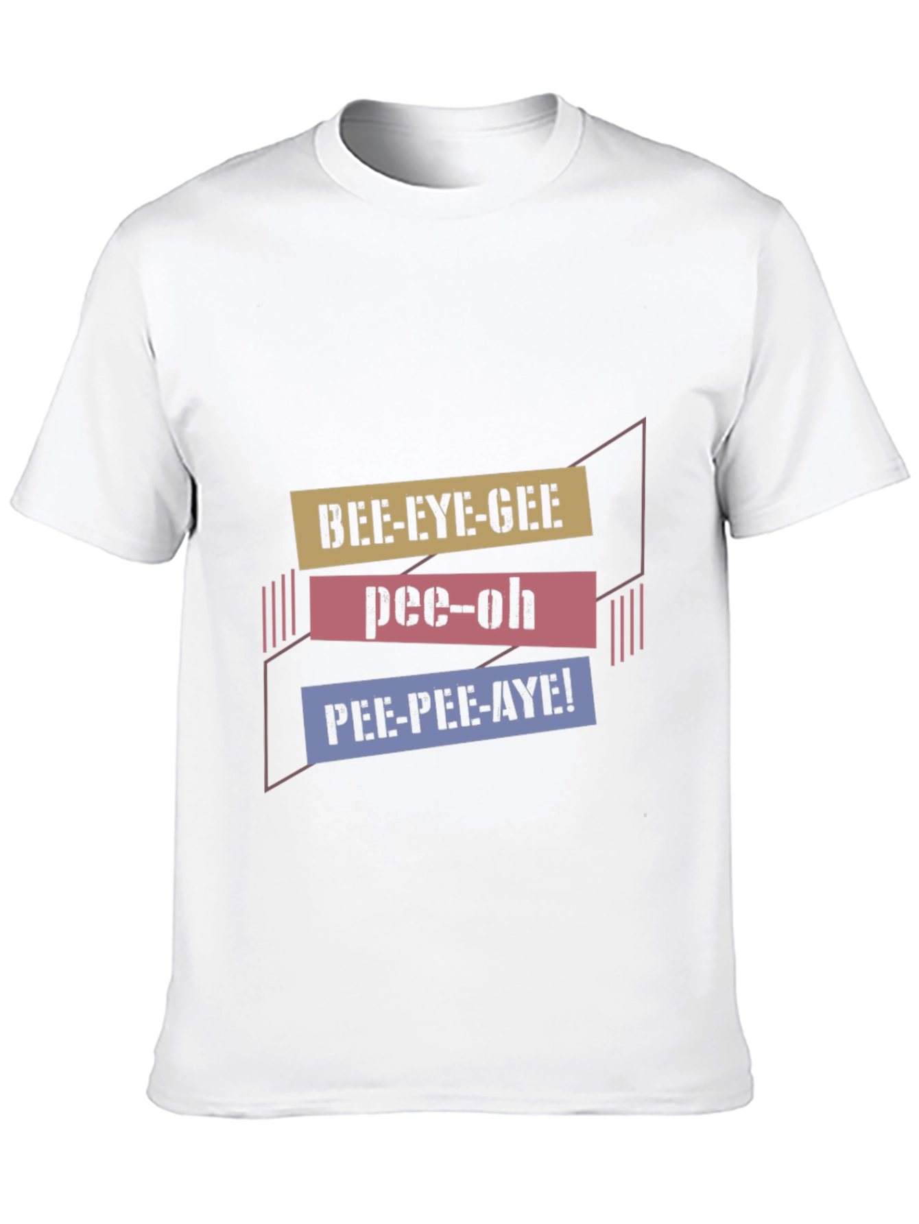 Black Bee-Eye-Gee Pee-Oh PEE-PEE-AYE! Black T-Shirt view 10