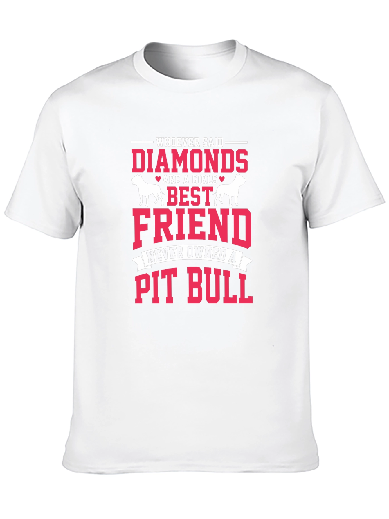 Diamonds Pit Bull Graphic Tee - 10