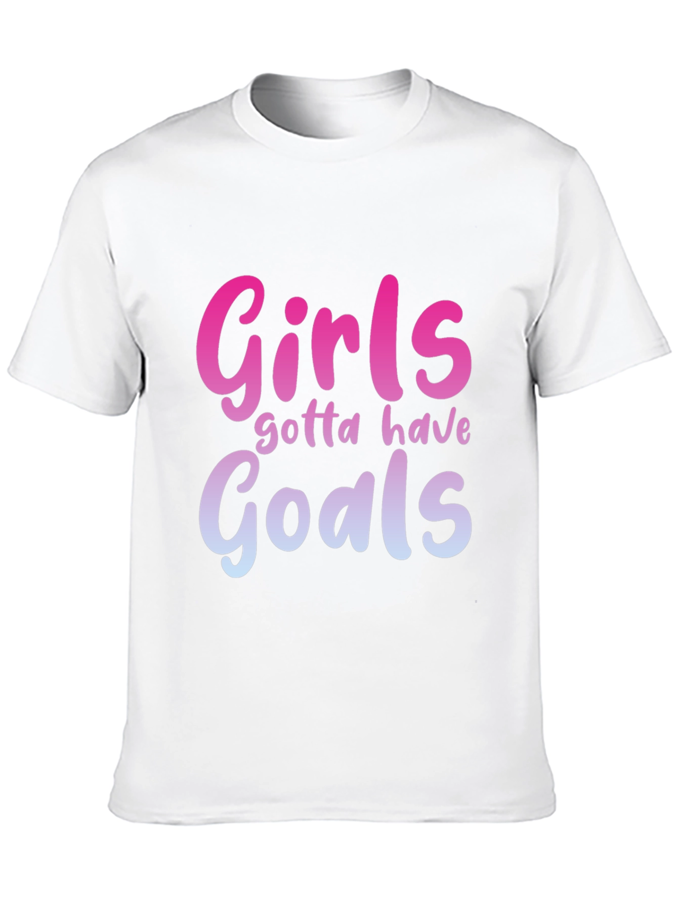 Black Girls Gotta Have Goals Graphic Tee - Black view 10