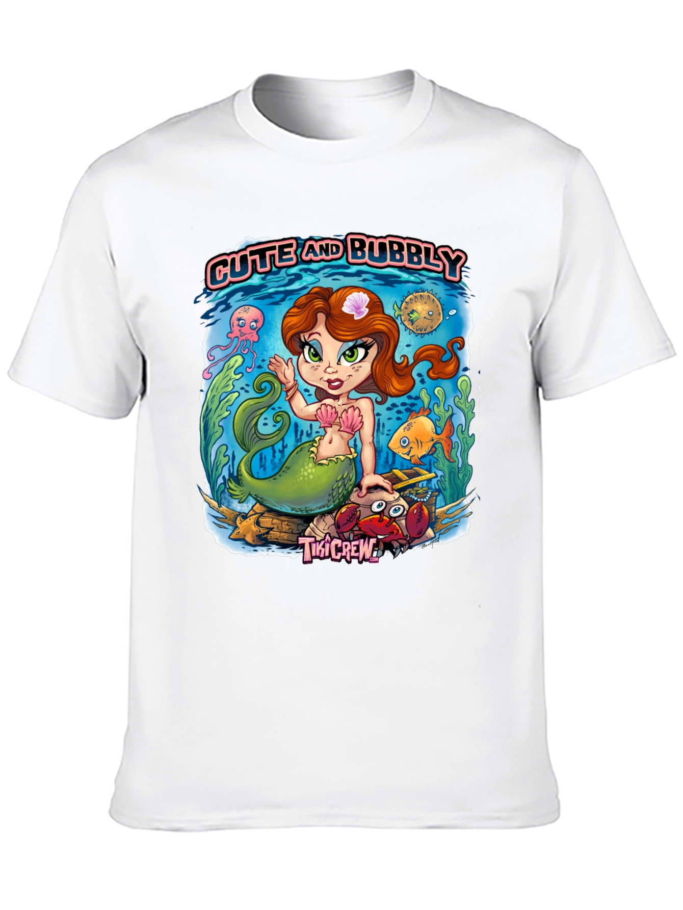 Cute and Bubbly Mermaid Graphic Tee - 10