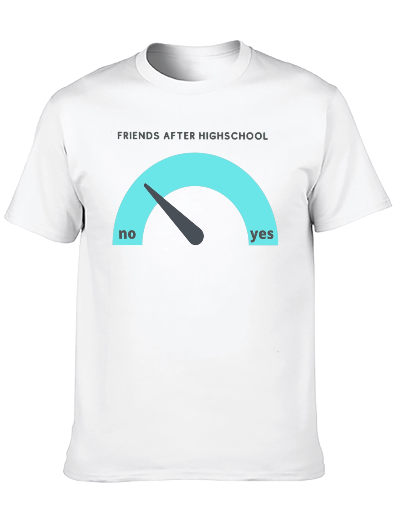 Black Friends After Highschool T-Shirt - Gauge Design view 10