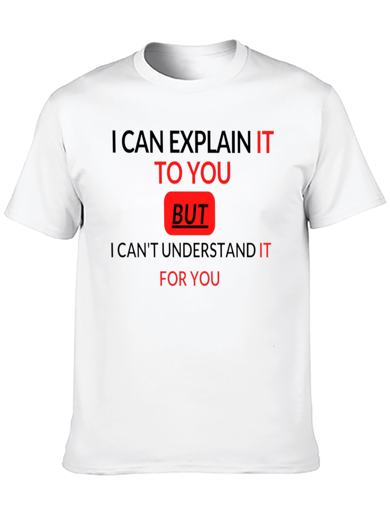 Funny Quote T-Shirt - I Can Explain It To You - 10