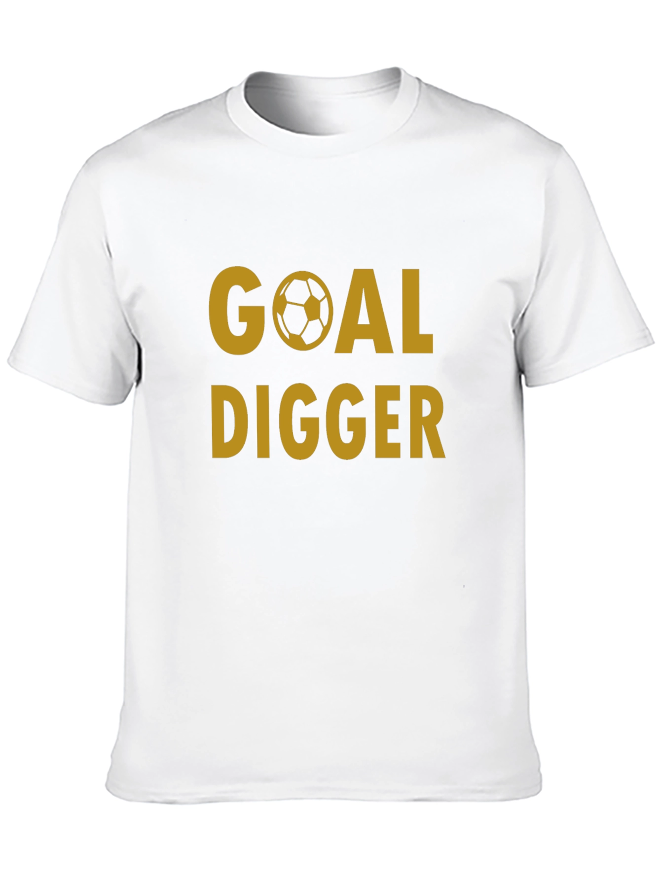 Black Goal Digger T-Shirt - Funny Soccer Tee view 10