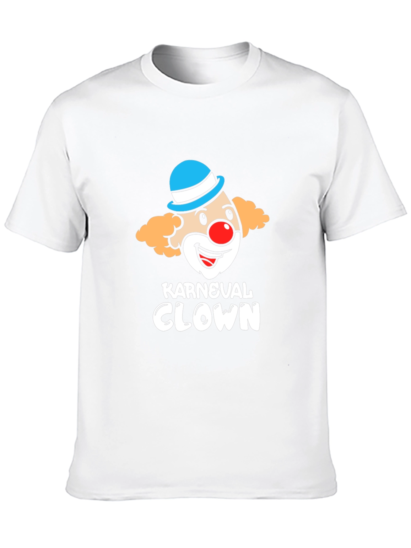 Black Karneval Clown T-Shirt - Black Graphic Tee view 10