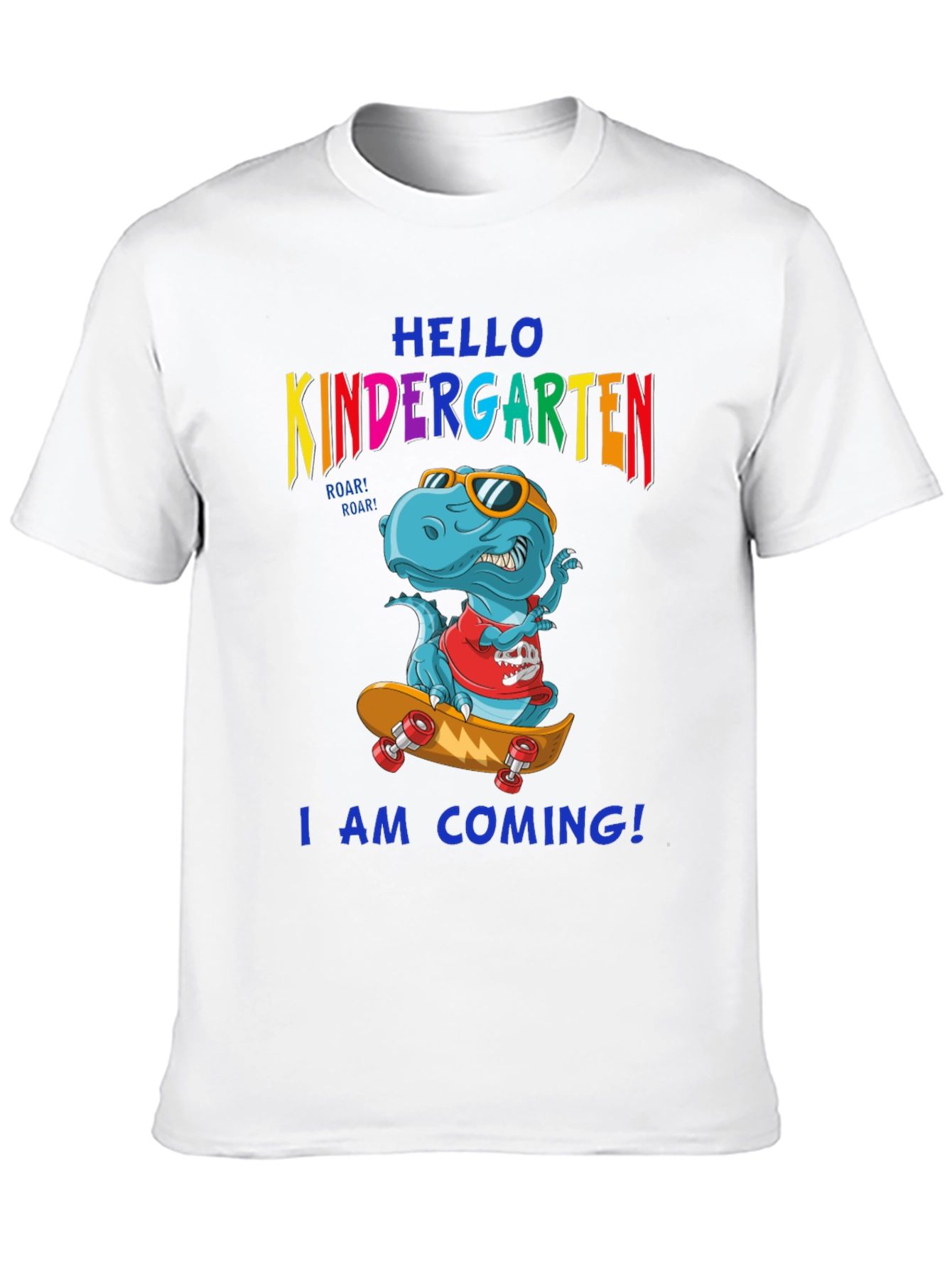 Black Kindergarten Dinosaur T-Shirt view 10