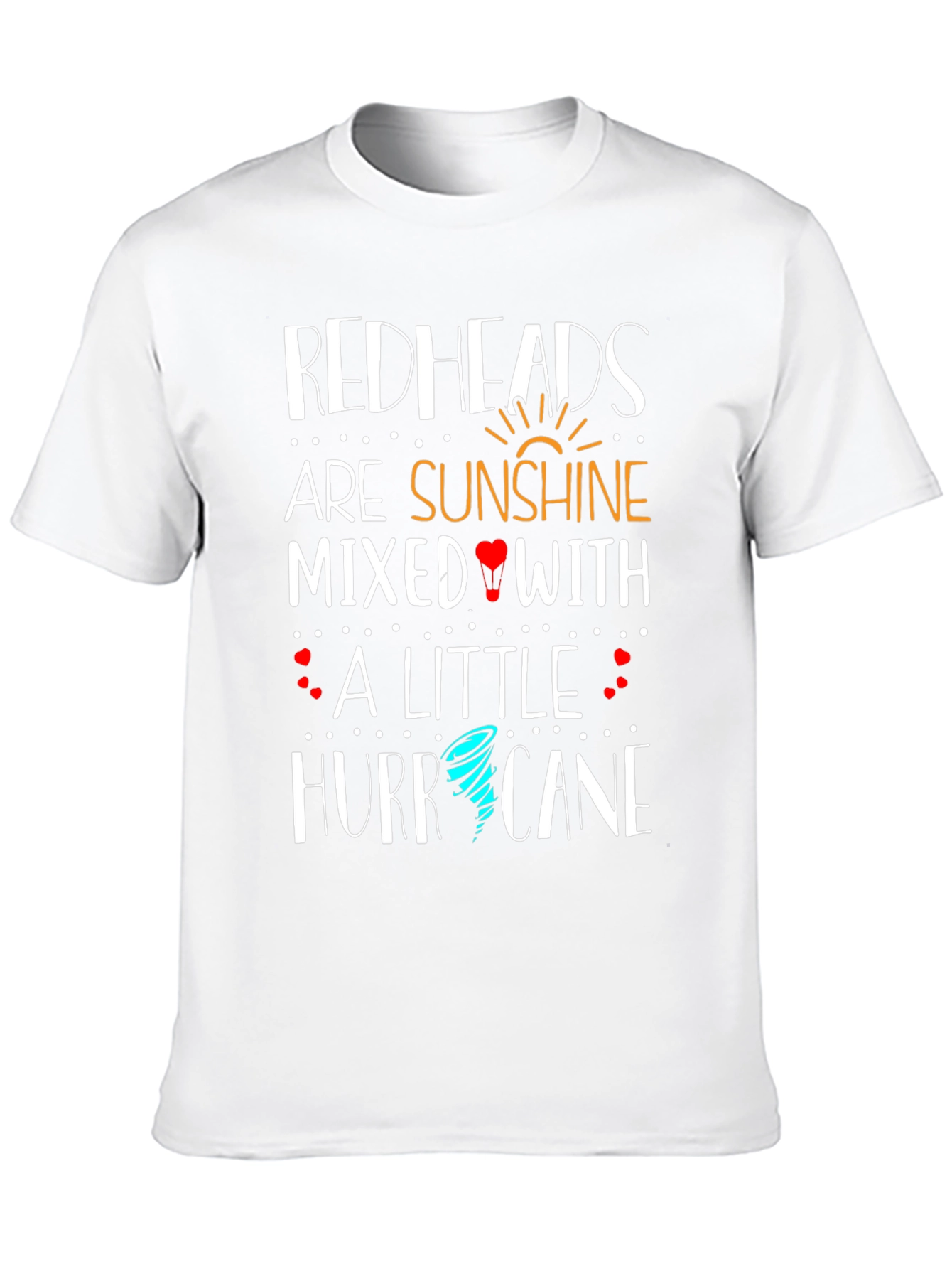 Black Redheads Are Sunshine Mixed with Hurricane T-Shirt view 10