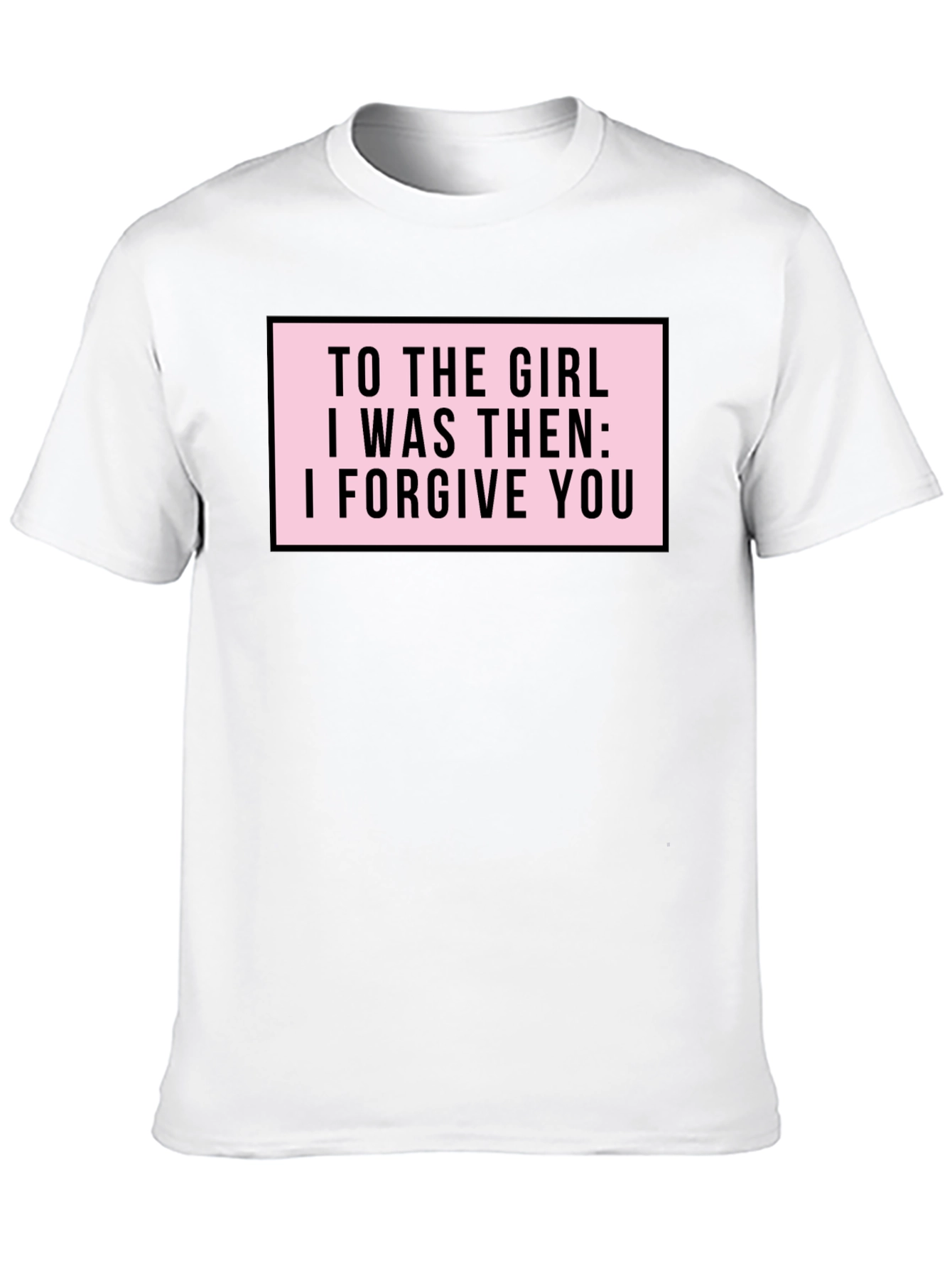 Black Forgive You Graphic Tee - Empowering Statement Shirt view 10