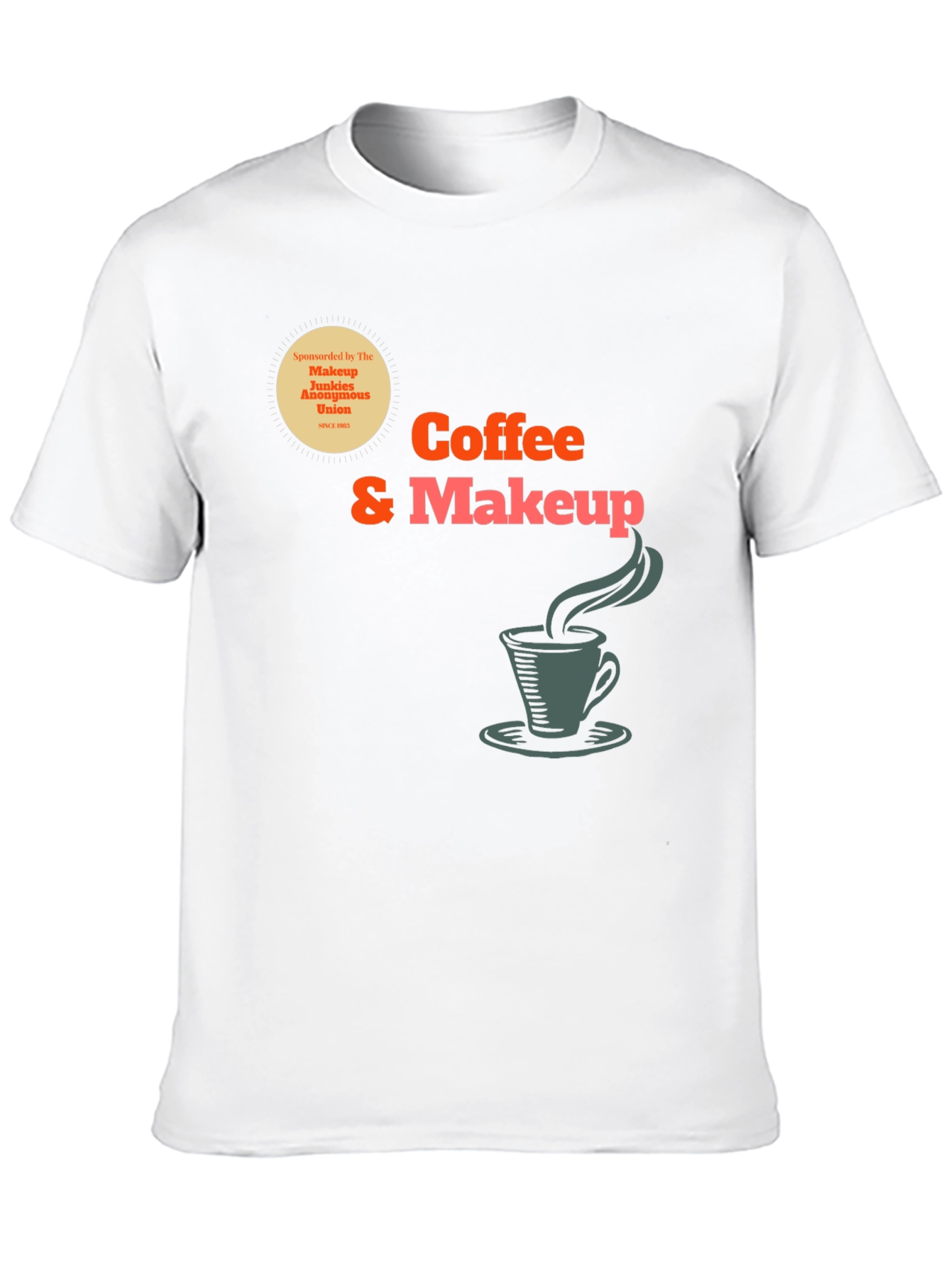 Black Coffee & Makeup T-Shirt view 10